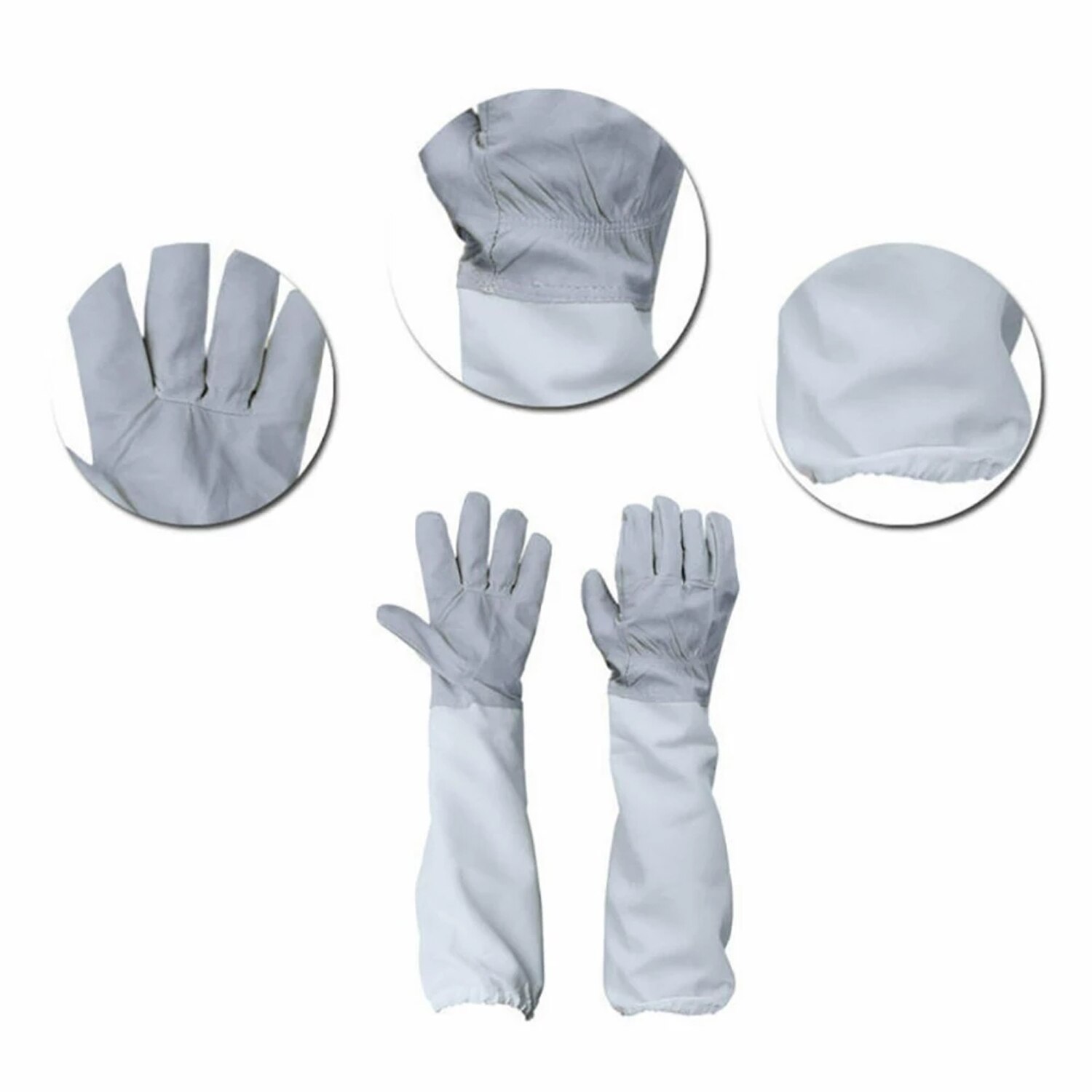 Guantes de chaqueta de apicultura, mangas protectoras, colmena, gancho J, herramienta para colmena, colmena, cepillo, colmena, conjunto de herramientas