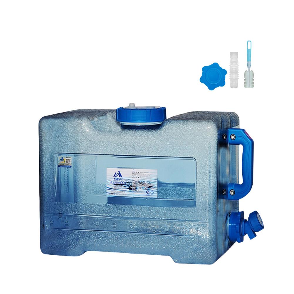 Behållare med 6l/8l/13l/18l kapacitet rent vatten hinkar med kran bärbara drivvattentankar för matlagning utomhus picknick camping: 8l