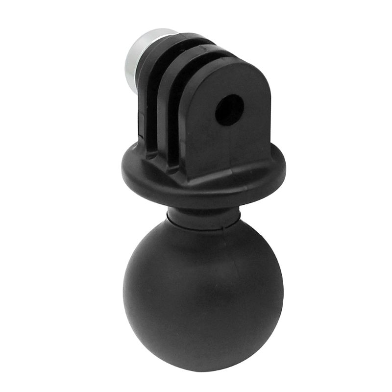 Draagbare 2.5Cm Diameter Rubberen Bal Hoofd Mount Statief Base Adapter Voor Gopro Hero 5/4/3 +/3/2/1 Sjcam Yi Sport Actie