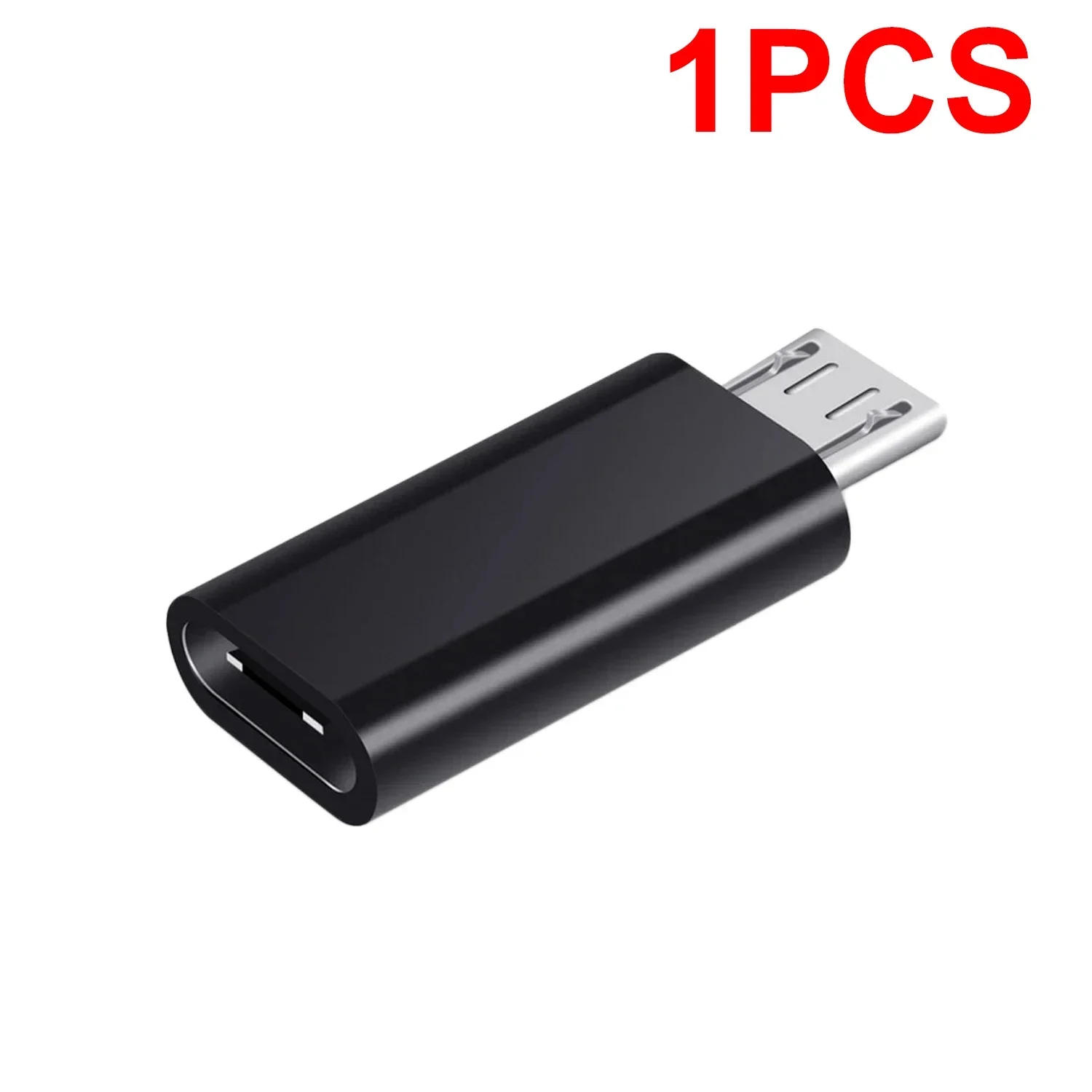 10-1PCS Phone Adapters Type C Female To Micro USB Male Converters for MacBook Tablet Laptop Samsung Micro To USB C Connector: WHITE