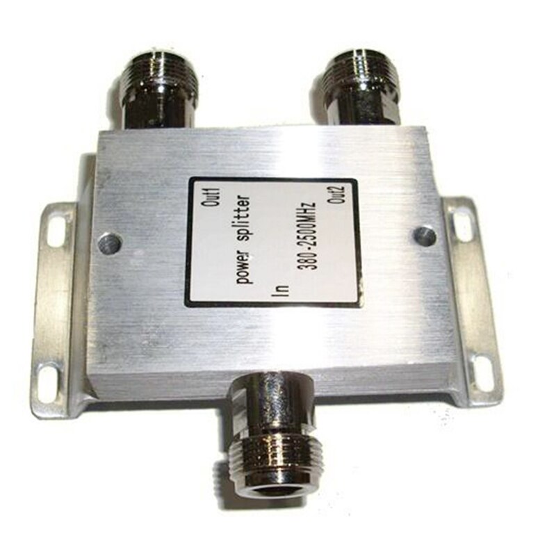 2 Way 380-2500MHz Antenna Power Divider Splitter for GSM CDMA 3G Signal Booster ,Connect to Antenna