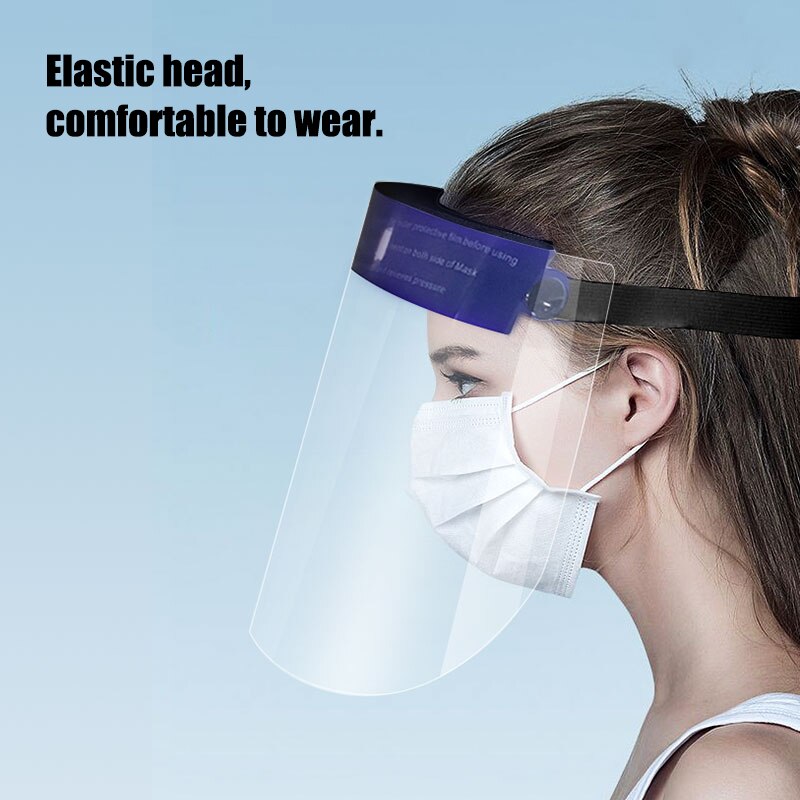 2/4/10 Pcs Protective Full Face Shield Safety Isolation Visor Eye Face Protector Facial Cover DAG-ship