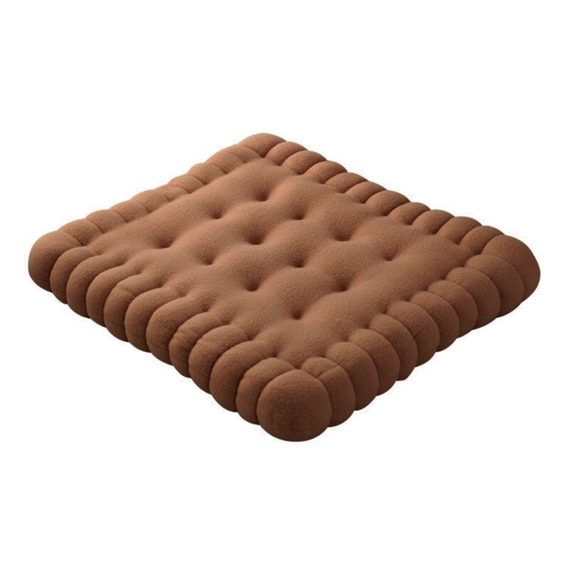 Sittepute myk kjeksform pute klassisk pute stol bilsetepute dekor cookie tatami ryggpute sofa: 8 ff 200014- c