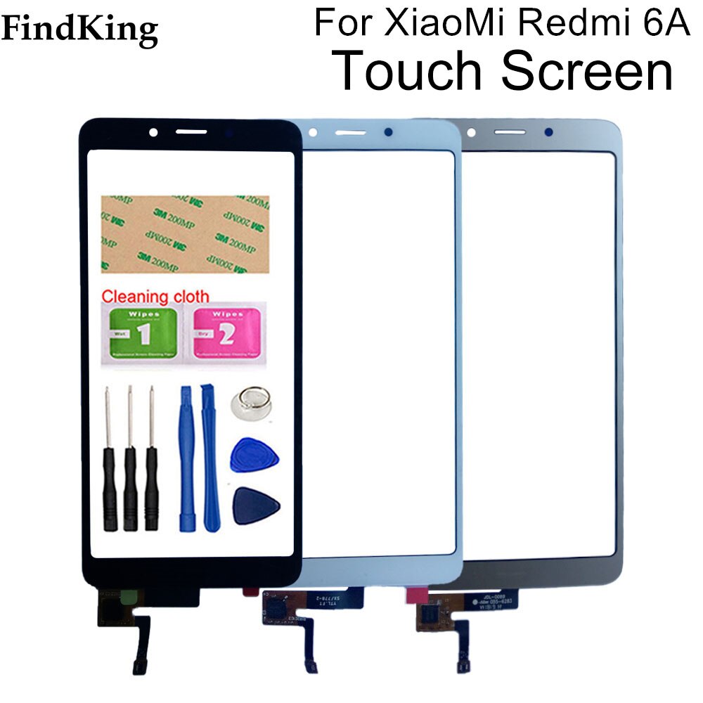 5.45 ''Touch Screen Front Glas Für Xiaomi Redmi 6 6A Touchscreen Digitizer Sensor Panel Ersatz Teile Werkzeuge Kleber