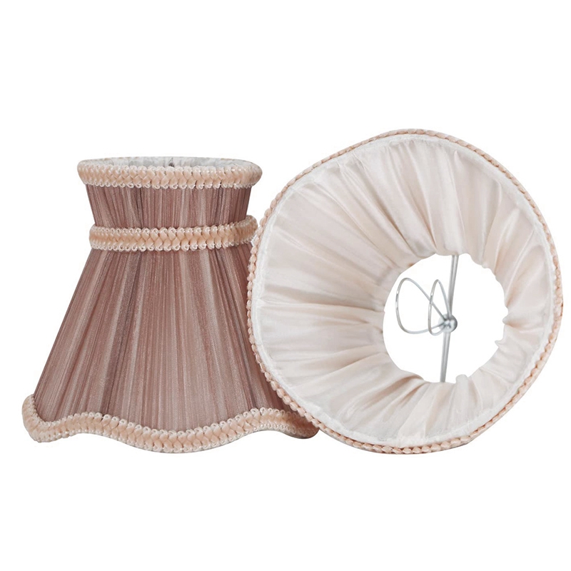 Kaars Kroonluchter Lampenkap Set Van 2 Clip On Licht Lampenkap Wandlamp Stof Licht Schaduw
