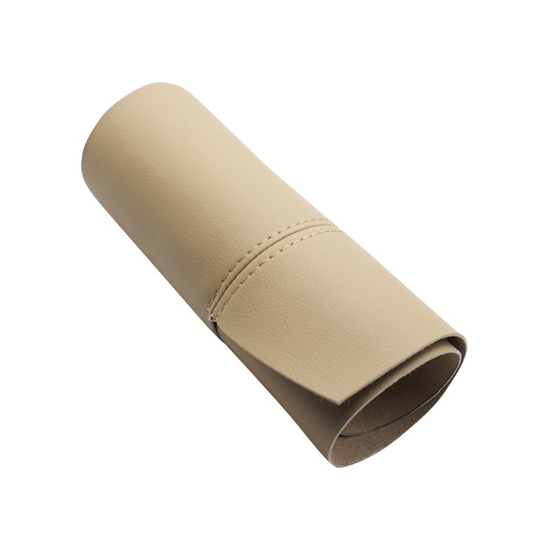 Couverture de porte accoudoir de voiture en cuir, garniture de panneau, pour Peugeot 307 2004 2005 2006 2007: Rear Beige