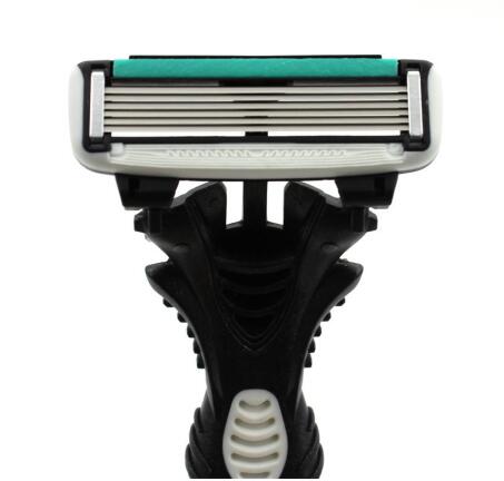 Original DORCO Men's Razor Blade 6 Layer Shaver Travel Manual Shaving Razors with Original Handle Safety Razor