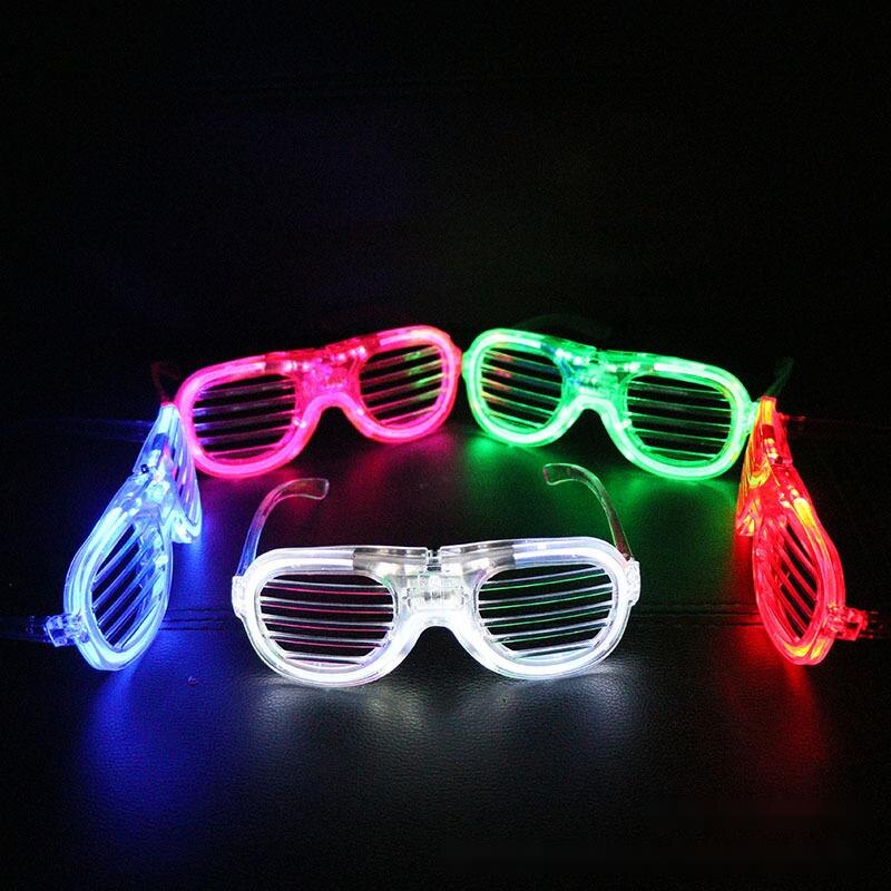 Led Bril Flash Lichtgevende Blind Eyewear Licht Oogmasker Knipperend Gloeiende Glazen Bruiloft Carnaval Dance Bar Party Kerst Speelgoed