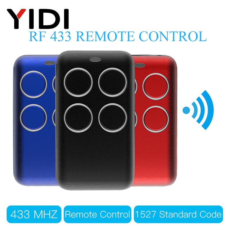 Wireless RF Receiver Learning Code Decoder 433MHz Remote Control Key 4 Channel Controller DIY Key for Switch Encoding 1527