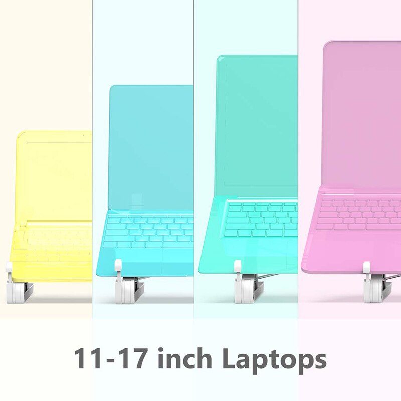 Supporto pieghevole in alluminio per Laptop Tablet Notebook supporto portatile da tavolo supporto per Macbook Pro da 11-15.6 pollici accessorio