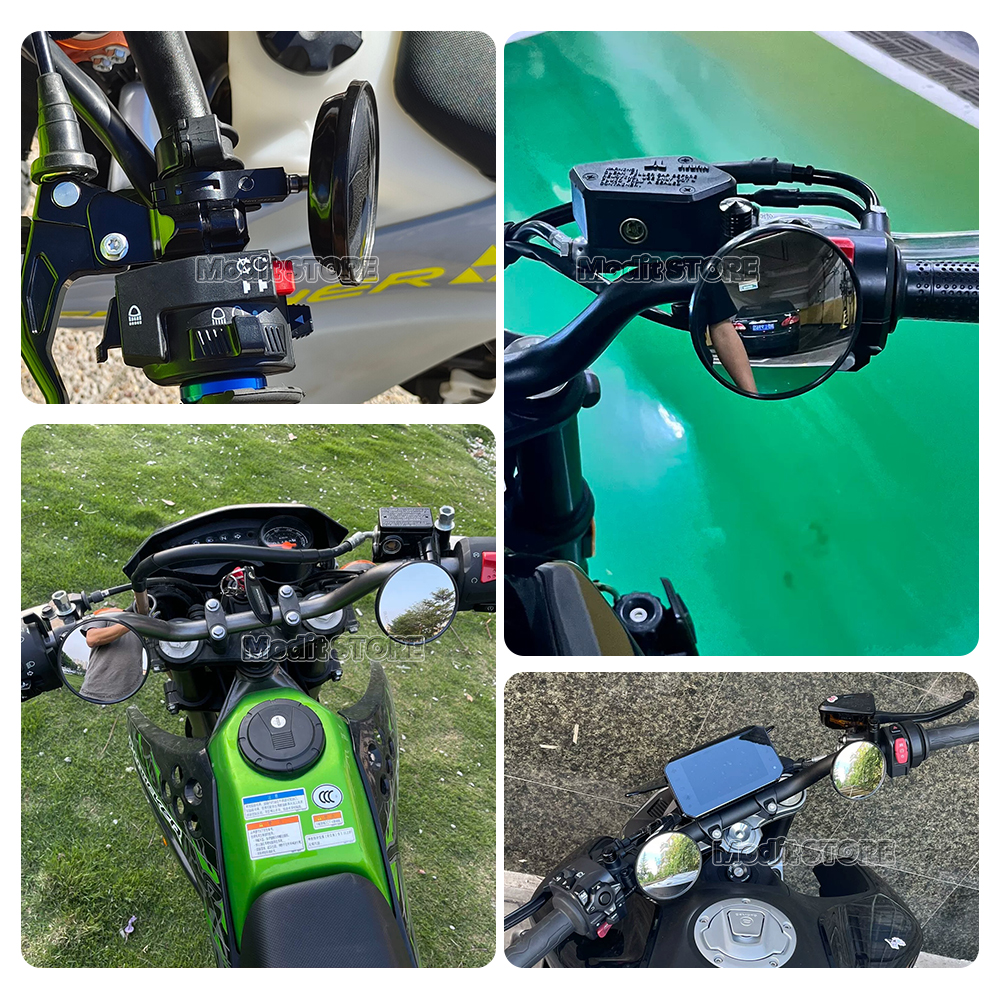 Motorfiets Spiegels Voor 390 790 890 990 1290 1390 2024 Dodehoekspiegel groothoek Stuur Zijspiegels