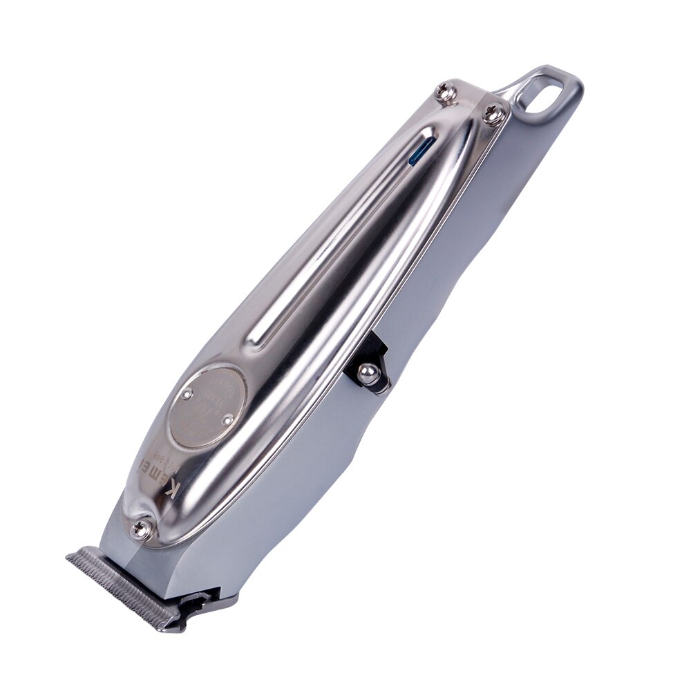 Kemei Elektrische Olie-Hoofd Tondeuse Carbon Staal Blade Metalen Tondeuse Lcd Display Kapsalon Speciale Haar Trimmer scheermes