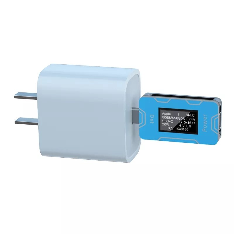 Jc JCID-CT01 Usb Originele Lader Tester Pd Charger Detector Oled-scherm Identificeren De Originele Imitatie In 1 Tweede