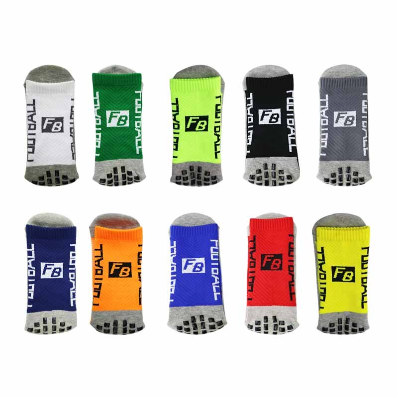 Mens Anti Slip Voetbal Sokken Mid Kalf Non Slip Voetbal Fietsen Sport Sokken