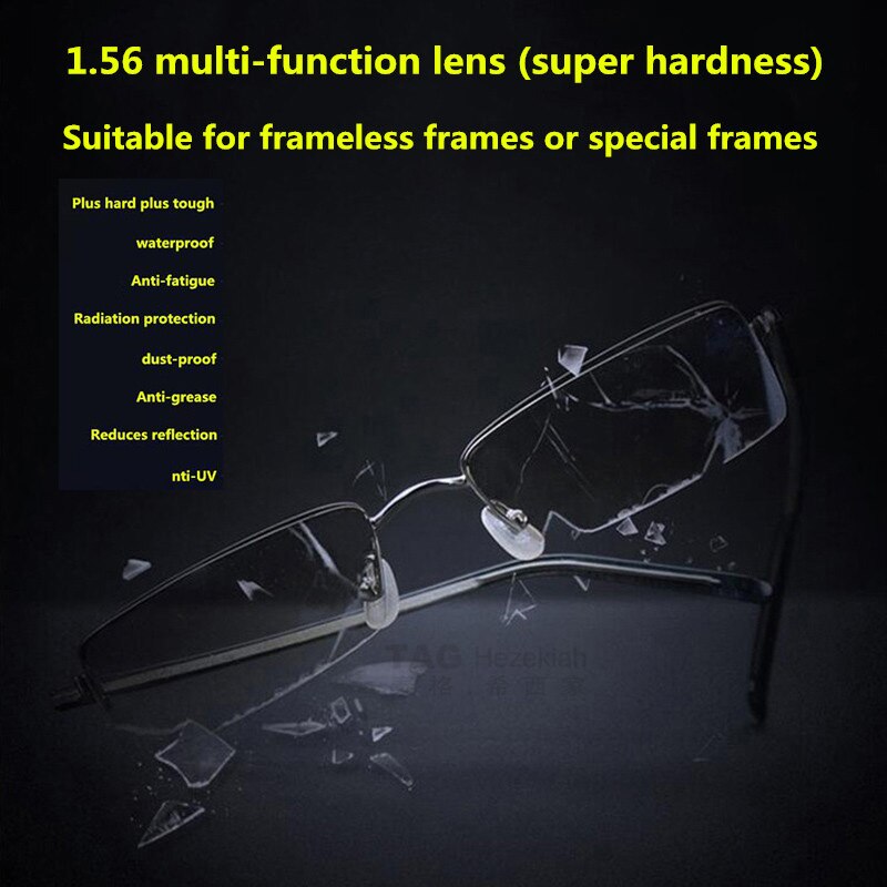 1.56 1.61 1.67 1.74 Lente Asférica anti scratch prescrição Óptica lente azul claro Anti radiação anti fadiga lentes fotocromáticas