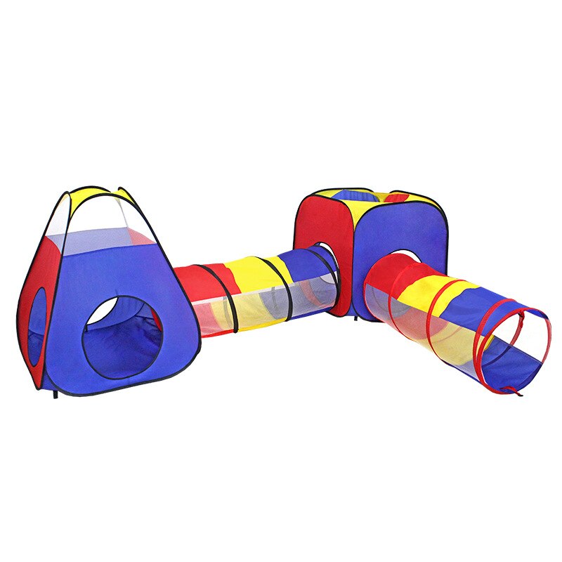 4 In 1 Play Tent Baby Speelgoed Bal Zwembad Voor Kinderen Kids Ocean Ballen Zwembad Opvouwbare Kids Play Tent Spelen pen Tunnel Spelen Bal Huis