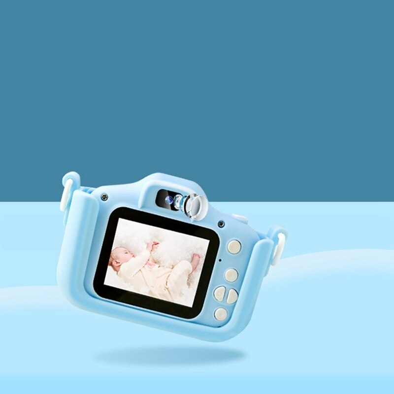 Usb Opladen Camera Digitale Dual Lens Kinderen Camera Cartoon Mini Hd Digitale Camera Speelgoed Mini Sport Kleine Slr