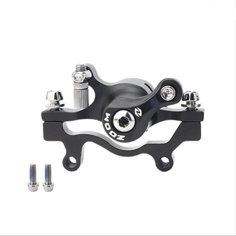 Zoom – Double frein à disque en alliage d'aluminium pour vtt, étrier mécanique noir: A Rear Brake