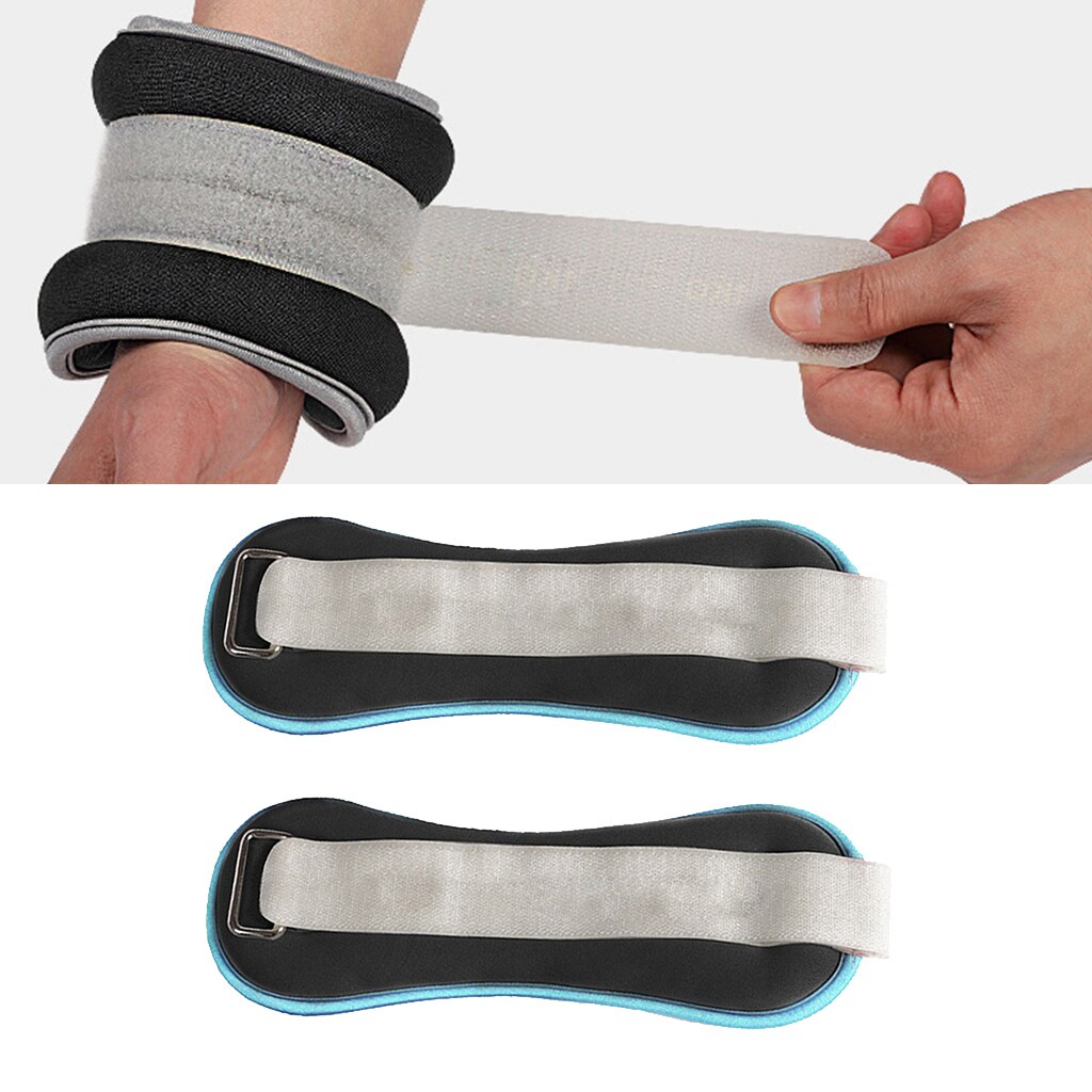 Enkel Gewichten Paar Verstelbare Pols Gewicht Band Zandzak Armband 0.5lbs/Elk