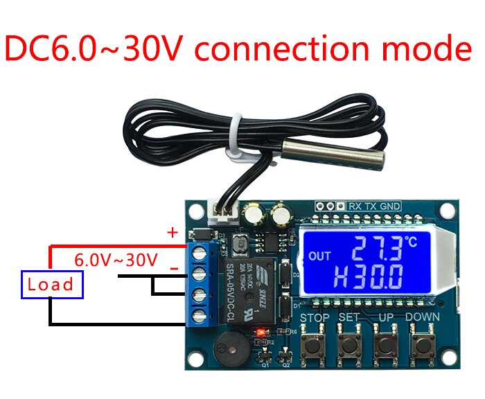 XY-T01 termostato Digital de calefacción, refrigeración, de control de temperatura Digital Interruptor, módulo controlador de temperatura