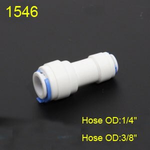 1/2 "3/4" 1/8 "gwint plastikowa rura 1/4" 3/8 "OD wąż rury szybkie złącza RO złącza wody armatura System odwróconej osmozy: PUG9.5-6.35