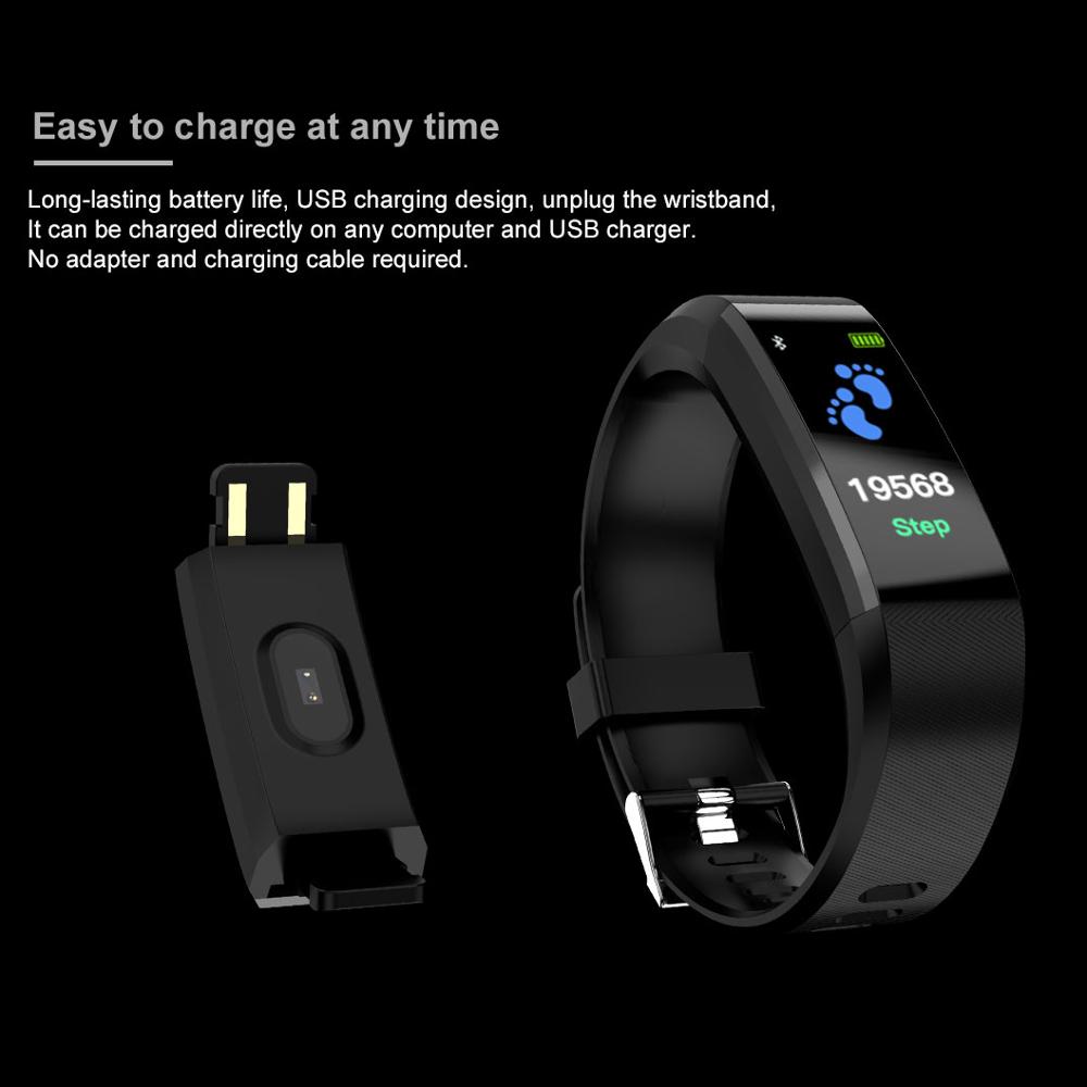 ONEMIX gli uomini e le donne di sport Contapassi Braccialetto Intelligente Inseguitore di fitness Contatore Impermeabile Compatibile braccialetto per il iphone xiaomi