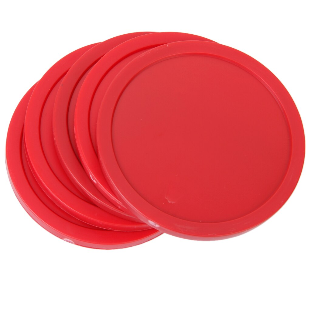 4pcs 82mm Table Arcade Game Air Hockey Pucks Red Round Circle Children Adult