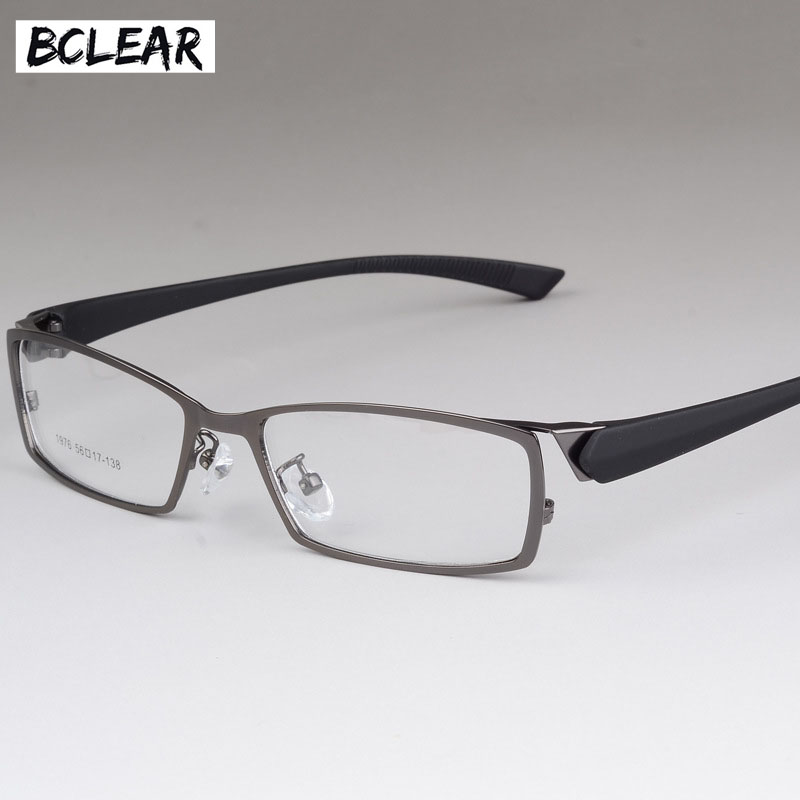 KLAR Neue Stil Männer Brillen Rahmen High-end-Business Männlich Auge Metall Brillenfassungen Komfortable männer Myopie Rahmen Gläser