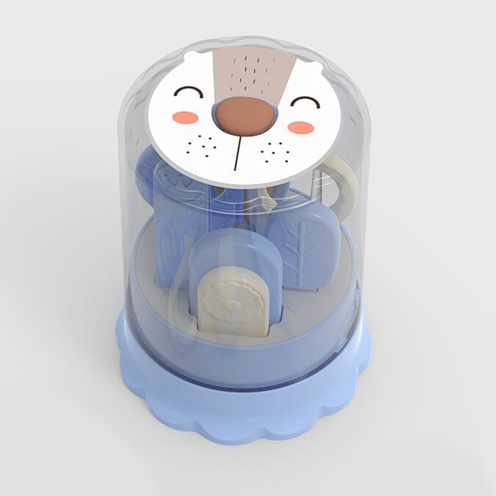 5 Stuks Baby Nail Kit, Nagelknipper, Schaar, Bestand, Pincet, &amp; Lichtgevende Oor Pick Met Storage Case Voor Kinderen Peuter Baby Baby