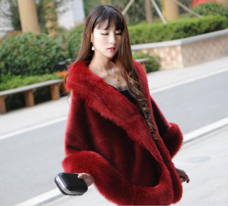 2019 kobiet zima dorywczo okazje zawinąć ślubny zawinąć kurtki zimowe ciepłe futro płaszcz ślubny