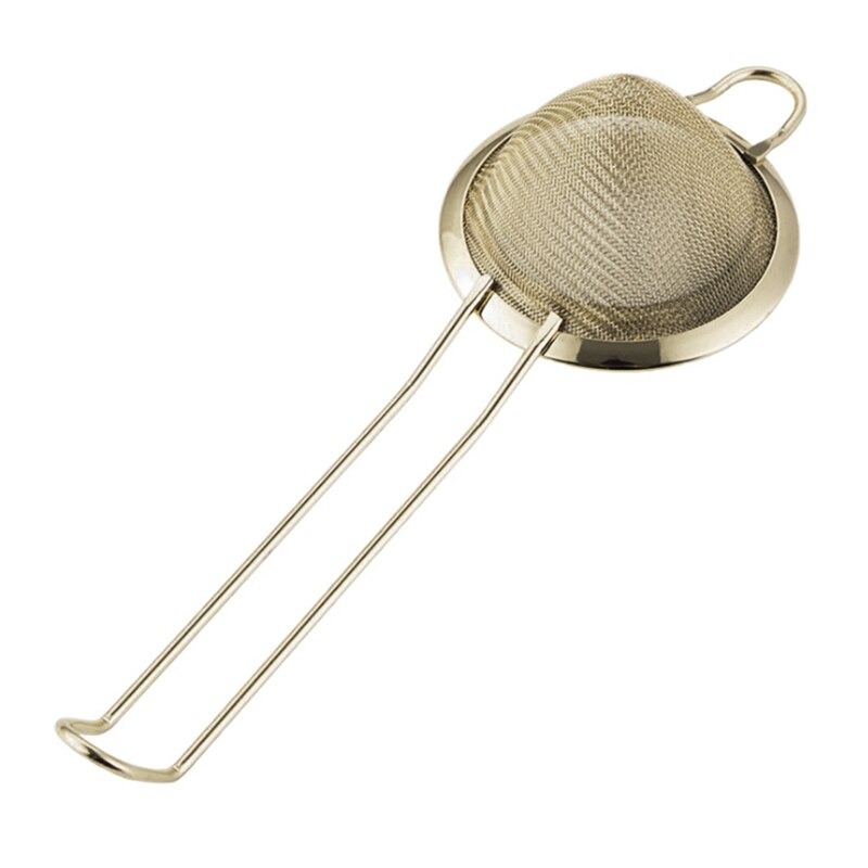 Colador de malla fina de acero inoxidable, colador de cóctel, removedor de trozos de jugo, té de la leche, café, Bar, utensilios para coctelería: J