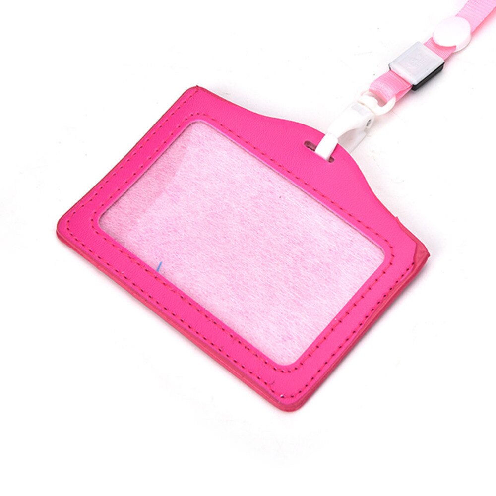 ID Naam Kaarthouder Id-kaart Lanyard Bank Credit Card Cover Waterdichte Identiteit Badge Holder Neck Strap