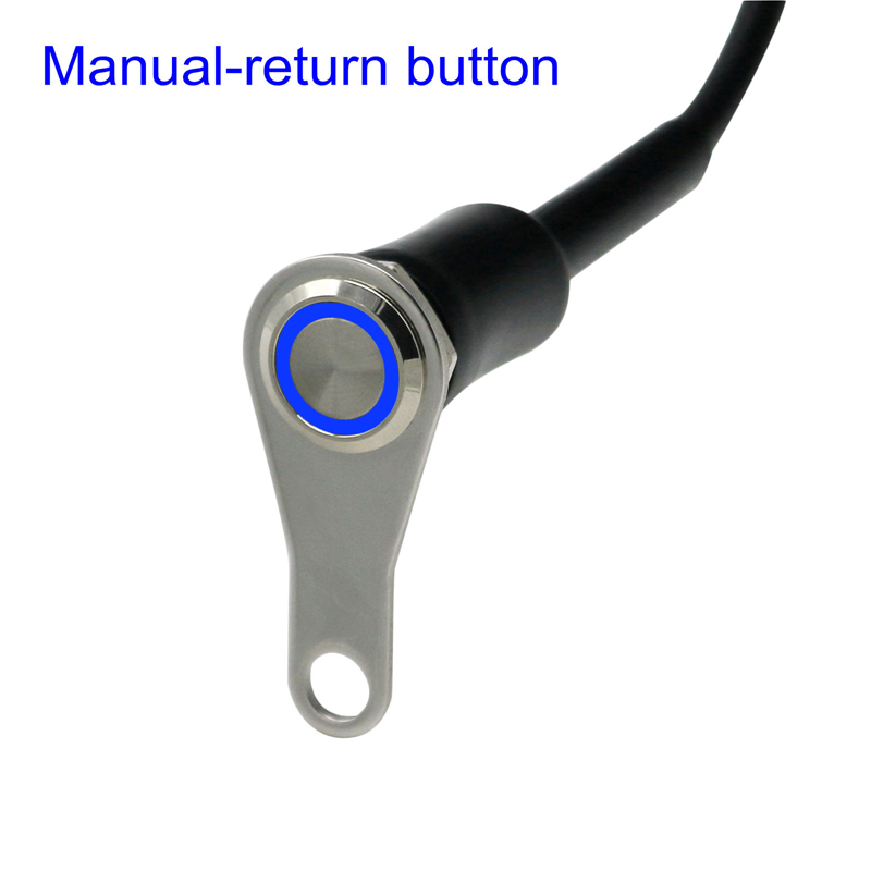 MotoLovee Edelstahl LED Motorrad Schalter AUF-aus Lenker Einstellbare Halterung Wasserdichte Schalter Geschmack DC12V Nebel Licht: A2