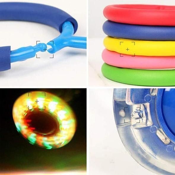 Flash Springen Touw Bal Kinderen Outdoor Fun Sport Speelgoed Led Kinderen Springen Kracht Reactie Training Swing Bal Kind-Ouder games
