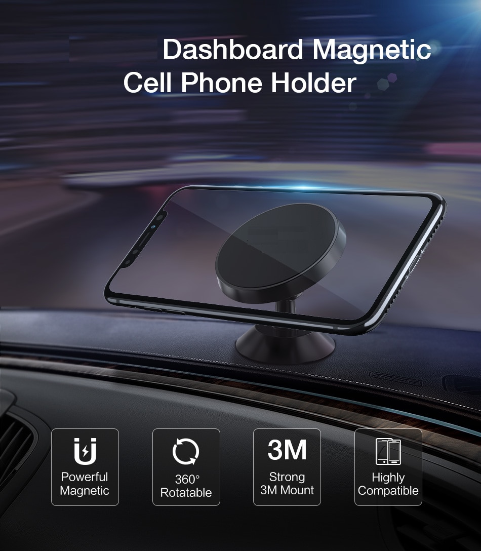 Magnetic Car Phone Holder For Smartphone Car Accessories Grip Wall Desk Air Vent Mount Stand Mobile Holder Gravity Bracket