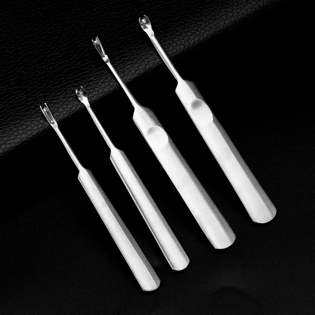 1/2Pcs U+V Shaped Leather Stitching Skiving Handmade Punching Tool Kit Leathercraft Hole Puncher Edge Beveler Tool Kit