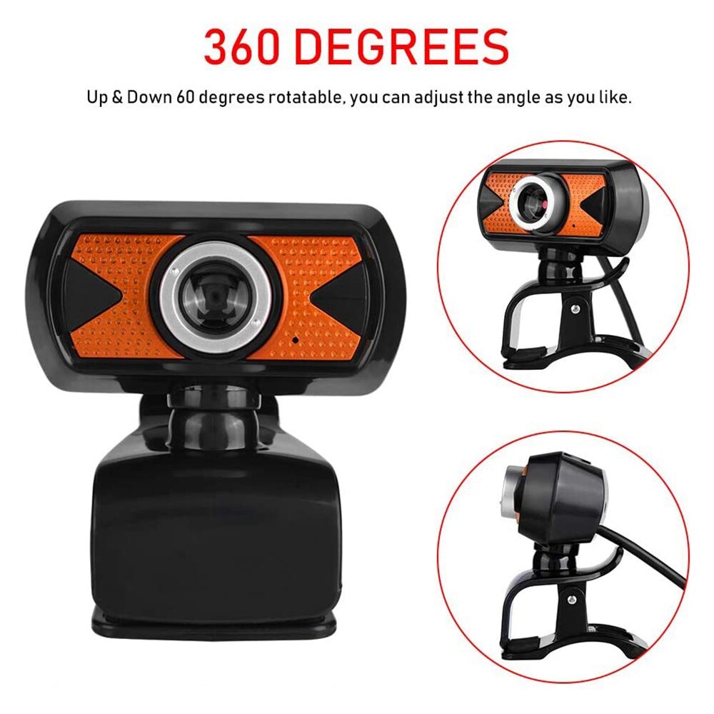 Hd Webcam Usb 2.0 Web Camera Met Microfoon Pc Web Camera Voor Computer Laptop Desktop Video Bellen Opname