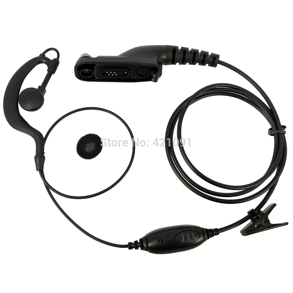 Ptt Oortelefoon Headset Mic Voor Motorola Xir P8268 P8668 APX6000 APX7000 APX2000 DP3400 DP3600 DP4400 DP4800 DGP6150 Walkie Talkie