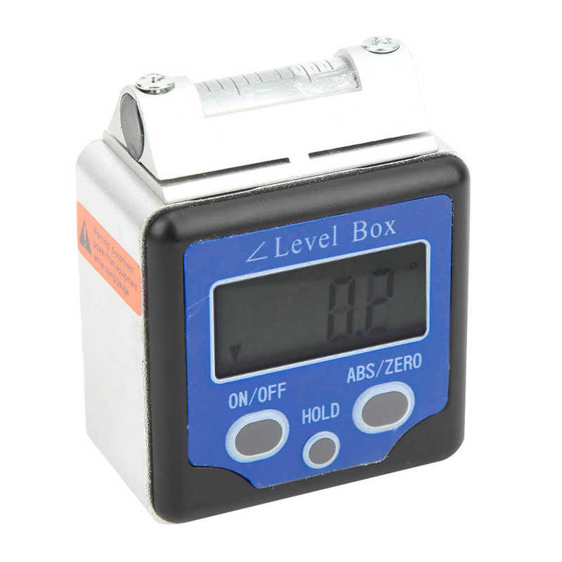 LCD Screen Angle Gauge Meter Level Box Digital Inclinometer for Measurement Hardware Measurement Equipment