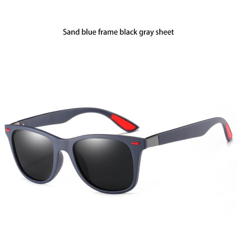 Uv400 glas polariserede optiske magnetiske solbriller drivende firkantet stel solbriller mandlige brille: 05