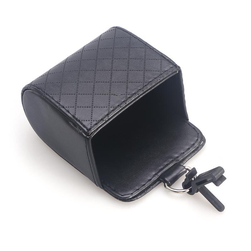 Auto Air Vent Opbergtas Organizer Case Universele Lederen Auto Outlet Gsm Houder