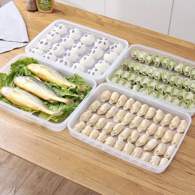 Schowek robić lodówki pojemnik grube plastikowe pudełko jedzenie pierogi konserwacja organizer robić domu ziarna chleb skrzynka organizer robić kuchni