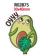 Platte avocado hars accessoires 30 stuks/lot diy decoratie knutselen  r0286 r0287 r0288: R02875