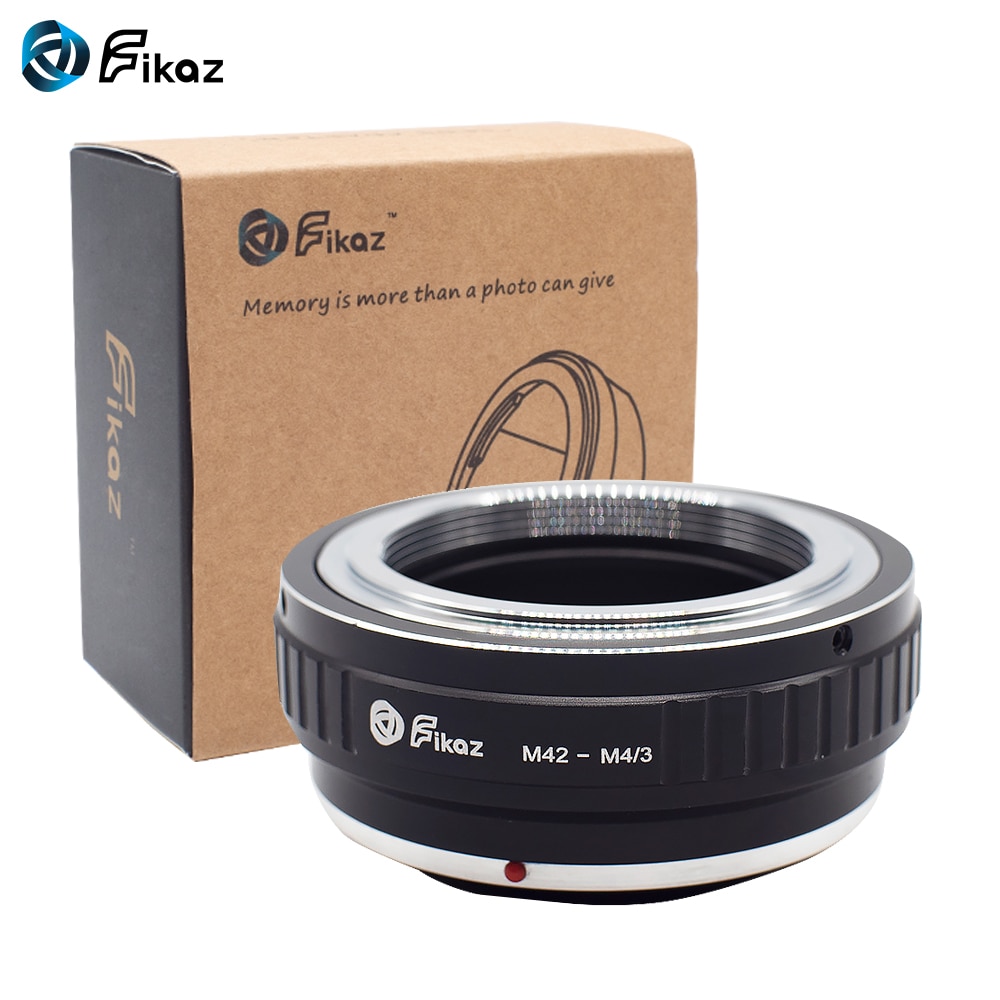 Ficaz M42-M4/3 anel adaptador de lente, para lente de montagem em parafuso m42 para micro 4/3 m4/3 m43 mft para olympus caneta panasonic lumix mount câmera