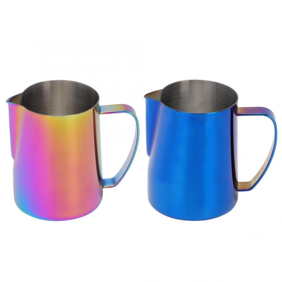 Melk opschuimen werper 350ml/12oz Stomende kruiken Roestvrij staal Melk Koffie Cappuccino Latte Art Barista Stoomkruiken Melkkruik Cup met Decorating Art Pen, Mat Zwart