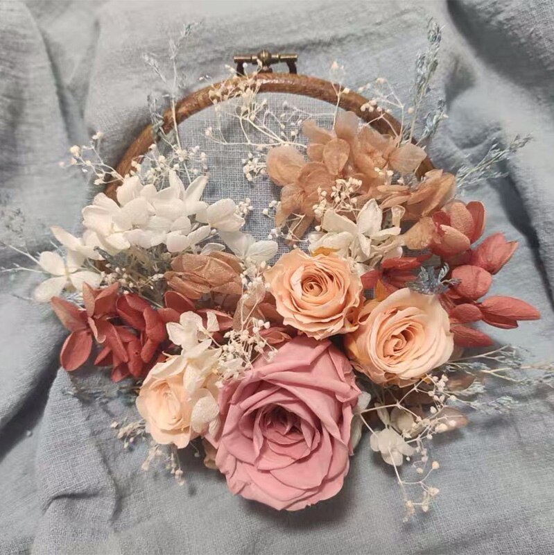 24pcs/box Preserved Flowers Eternal Life Flower Rose in box Immortal Flowers mothers day Material Box DIY Level B 2-3