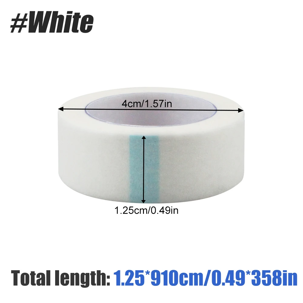 10Rolls Micropore Tape,Breathable Paper Tapes,Latex-Free Paper Surgical Tape,Individually Boxed Paper Bandage Tapes Rolls Sports: black