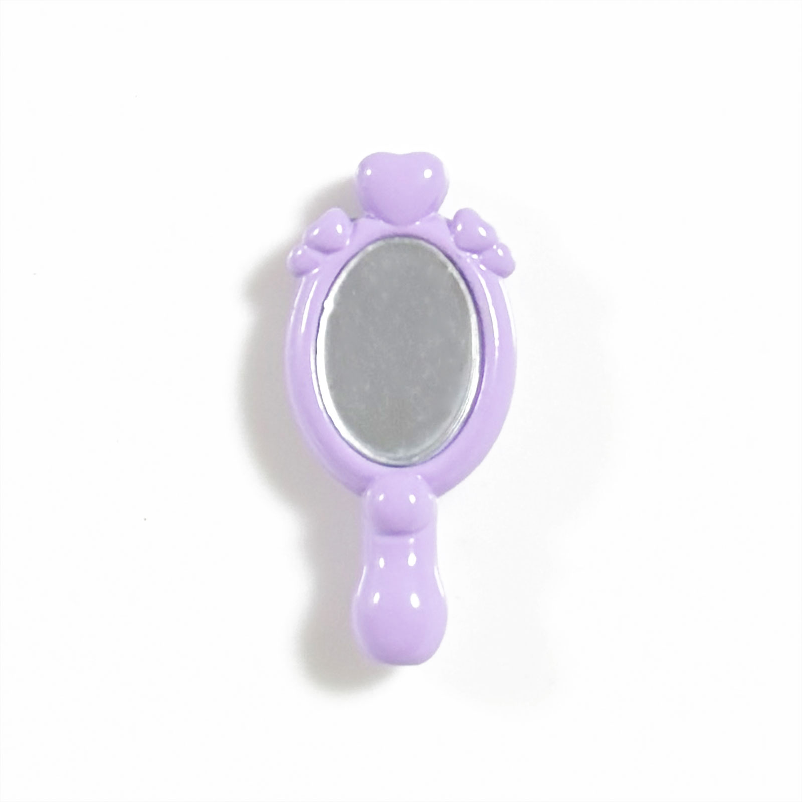 Espejo de belleza mágico de mano, cuentas Kawaii para fabricación de joyería, manualidades, decoración, collar, cadena de teléfono, accesorios de bolígrafo con cuentas: Zinc envejecido