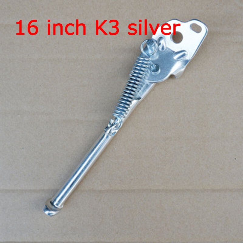 Soporte de bicicleta plegable K3 de 14/16 pulgadas para Dahon bya 412, soporte lateral, soporte de estacionamiento de aleación de aluminio ultra ligero para fnhon: 16inch K3 silver