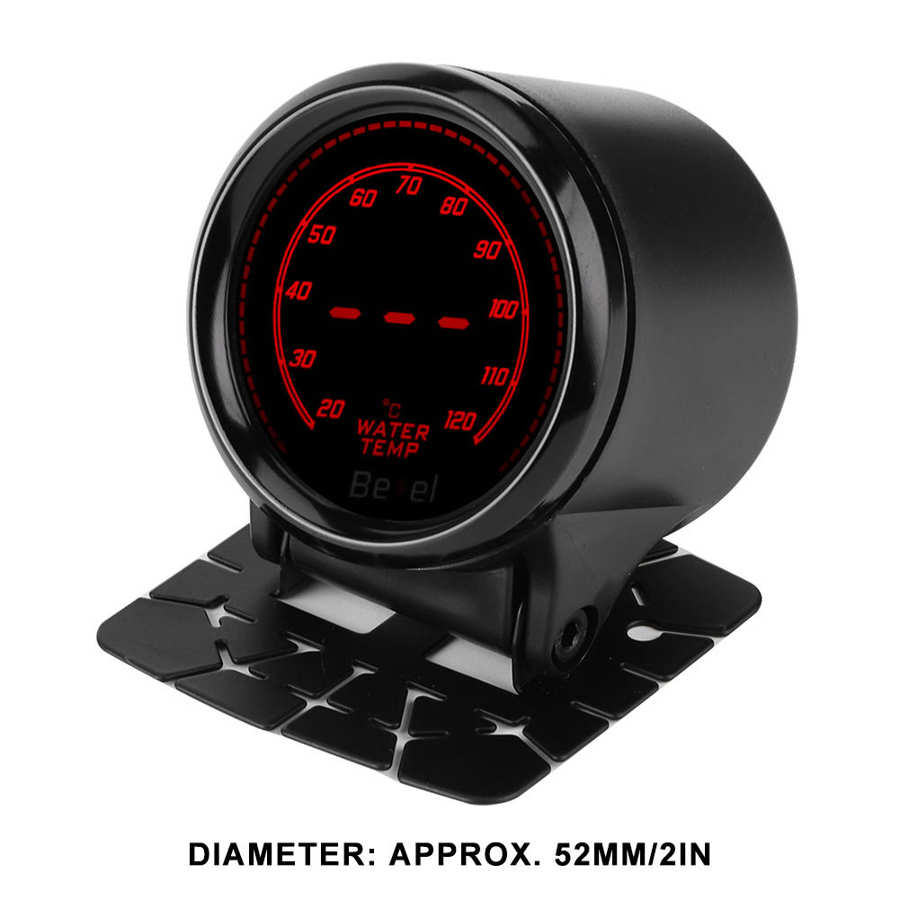 Digitale Temperatuurmeter Voor Auto Temperatuurmeter 2in/52Mm Led Water Temperatuurmeter Meter Auto Instrument Accessoire Auto